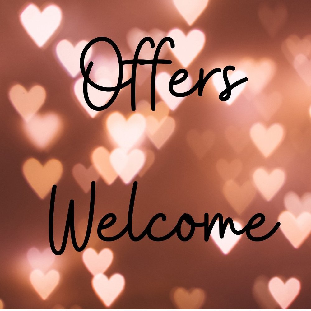 Offers/Bundles are welcome!!!!😊